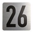 Tabliczka na drzwi 8x8 cm - numer 26