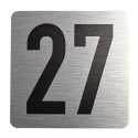 Tabliczka na drzwi 8x8 cm - numer 27