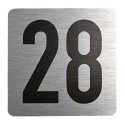 Tabliczka na drzwi 8x8 cm - numer 28