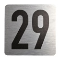 Tabliczka na drzwi 8x8 cm - numer 29