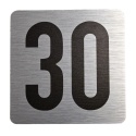 Tabliczka na drzwi 8x8 cm - numer 30