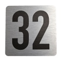 Tabliczka na drzwi 8x8 cm - numer 32