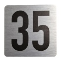 Tabliczka na drzwi 8x8 cm - numer 35