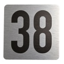 Tabliczka na drzwi 8x8 cm - numer 38