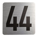 Tabliczka na drzwi 8x8 cm - numer 44