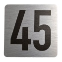 Tabliczka na drzwi 8x8 cm - numer 45