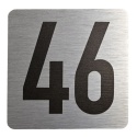 Tabliczka na drzwi 8x8 cm - numer 46