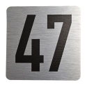 Tabliczka na drzwi 8x8 cm - numer 47