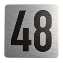 Tabliczka na drzwi 8x8 cm - numer 48