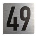 Tabliczka na drzwi 8x8 cm - numer 49