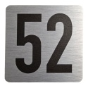 Tabliczka na drzwi 8x8 cm - numer 52