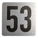 Tabliczka na drzwi 8x8 cm - numer 53