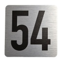 Tabliczka na drzwi 8x8 cm - numer 54