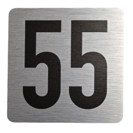 Tabliczka na drzwi 8x8 cm - numer 55