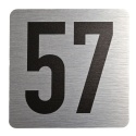 Tabliczka na drzwi 8x8 cm - numer 57