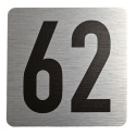 Tabliczka na drzwi 8x8 cm - numer 62