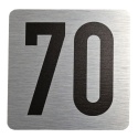 Tabliczka na drzwi 8x8 cm - numer 70