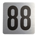 Tabliczka na drzwi 8x8 cm - numer 88