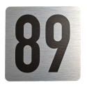 Tabliczka na drzwi 8x8 cm - numer 89