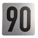 Tabliczka na drzwi 8x8 cm - numer 90