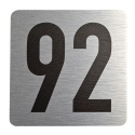 Tabliczka na drzwi 8x8 cm - numer 92