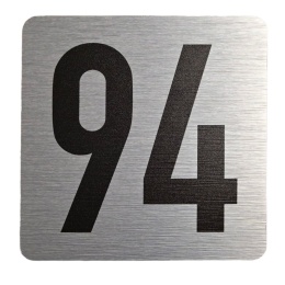 Tabliczka na drzwi 8x8 cm - numer 94