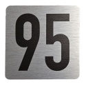 Tabliczka na drzwi 8x8 cm - numer 95