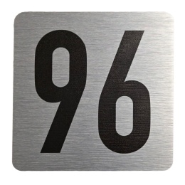 Tabliczka na drzwi 8x8 cm - numer 96